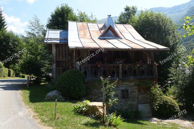 Mountain Chalet Alps Rustic Hautes Alpes