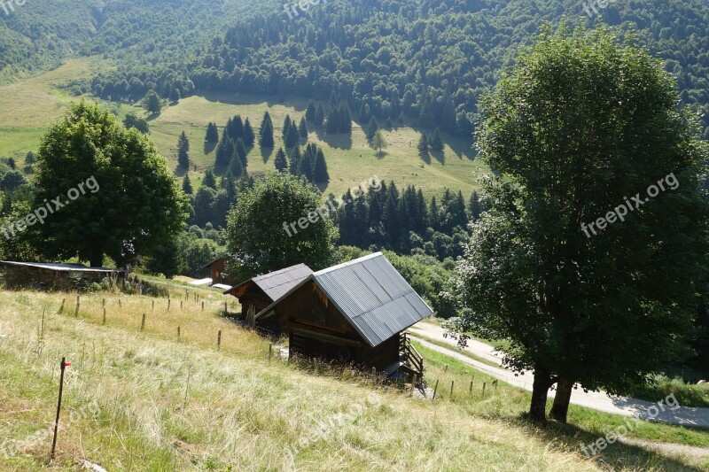 Mountain Chalet Alps Rustic Hautes Alpes