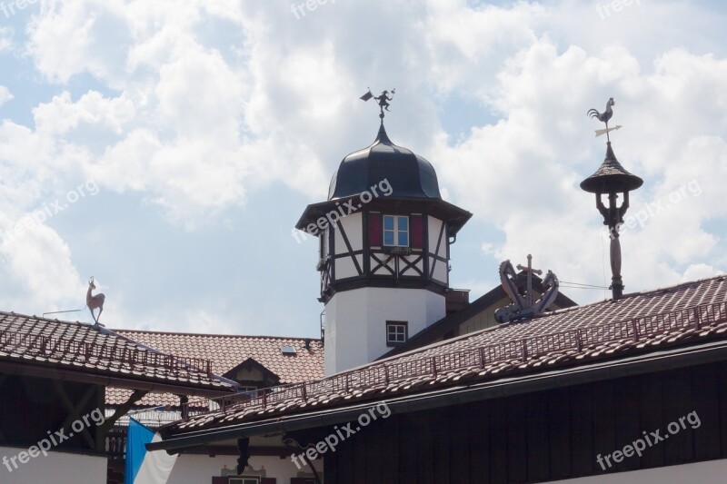 Roof Tower Truss Weathervane Architecture