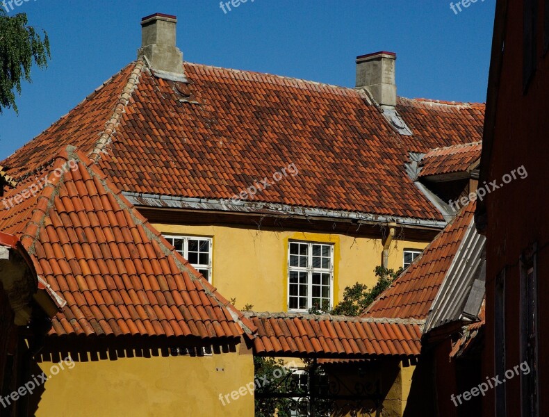 Tallinn Roofing Tiles Terracotta Free Photos