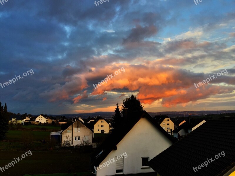 Sunrise Village Koblenz Germany Morning