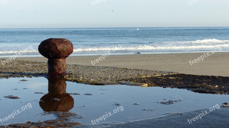 Atlantic Beach Normandy Quay Wall Anchorage Free Photos