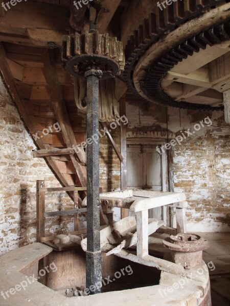 Windmill Mill Wood Machinery Cogs