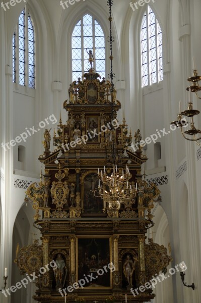 Church Altar Perspective Religion Christian