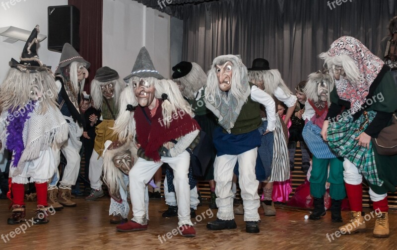 Baumkirchner Junghexen Costumes Carnival Germany Traditional