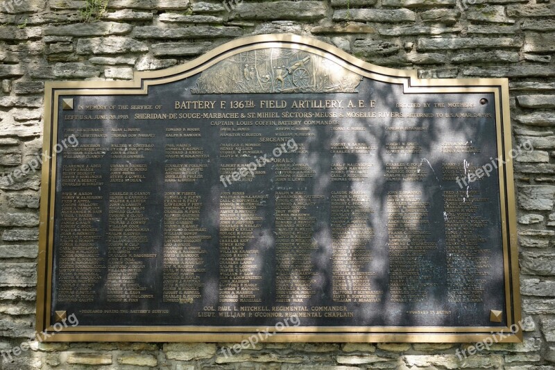 Field Artillery Memorial Eden Park Cincinnati Remembrance Monument