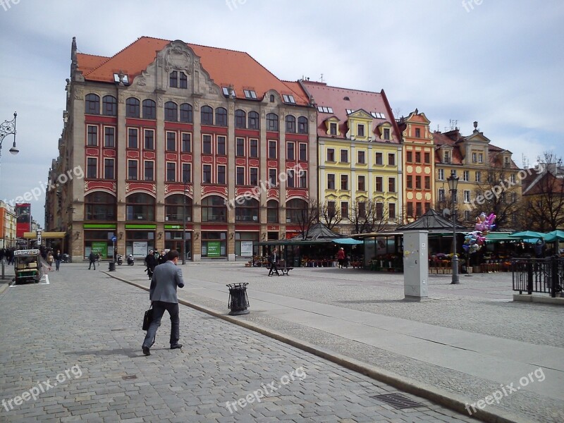 Wrocław The Market Little Architecture The Old Town