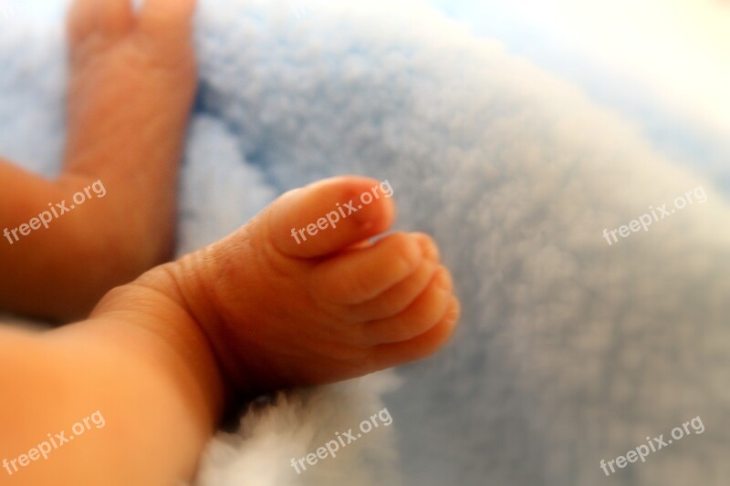 Baby Feet Blue Boy Feet Baby