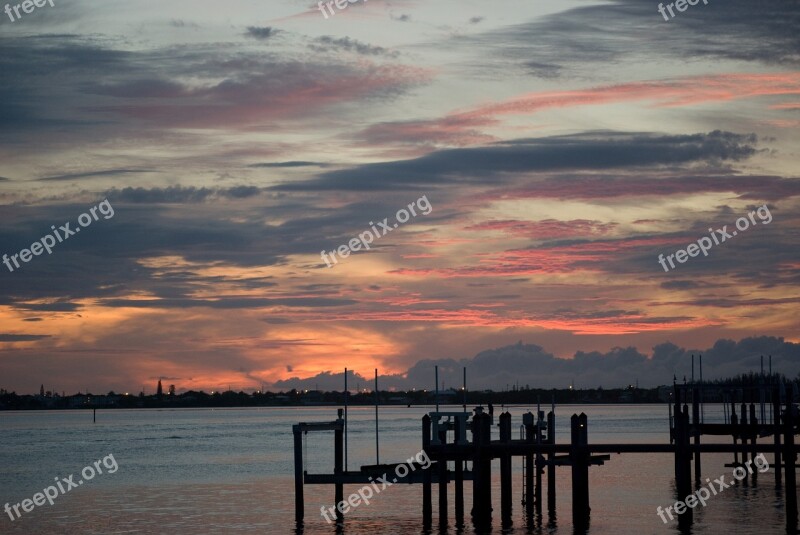 Sunset Sky Sun Summer Cloud