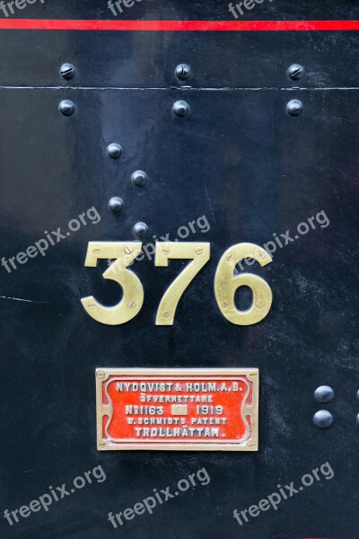 Locomotive 376 Norwegian Kent East Sussex Railway Built 1909 Sweden Norwegian State Railway