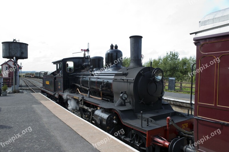 Locomotive 376 Norwegian Kent East Sussex Railway Northiam Station Built 1909 Sweden