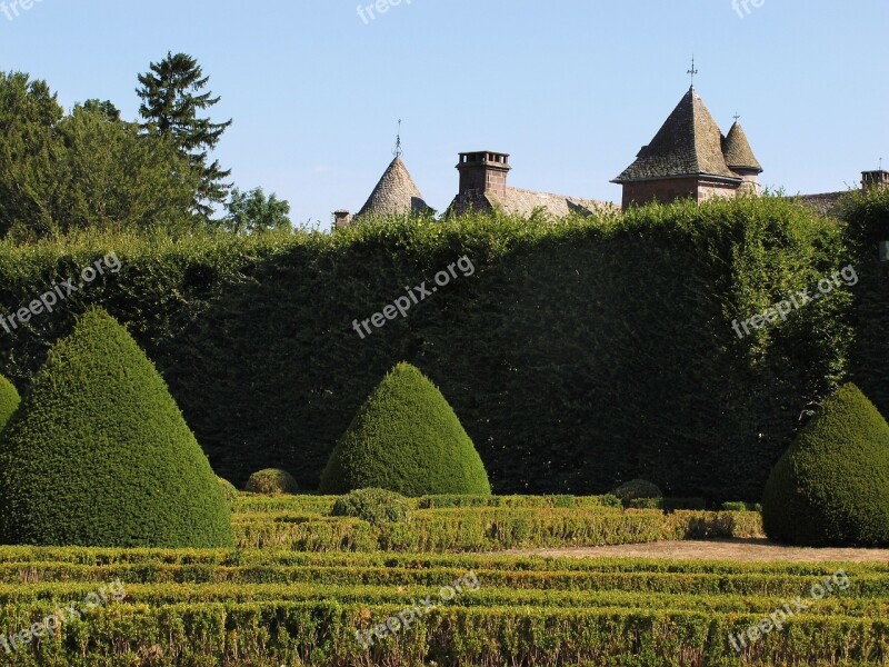 Garden French Castle Boxwood Beech