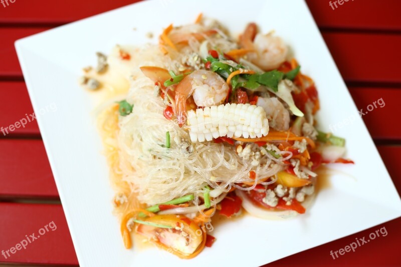 Vermicelli Salad Food Savory Free Photos