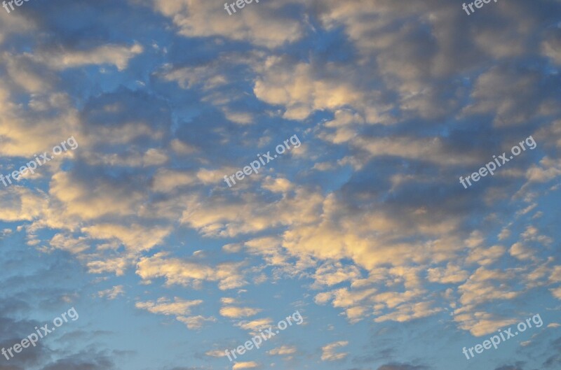 Sky Clouds Sunset Cloud Cover Cloud