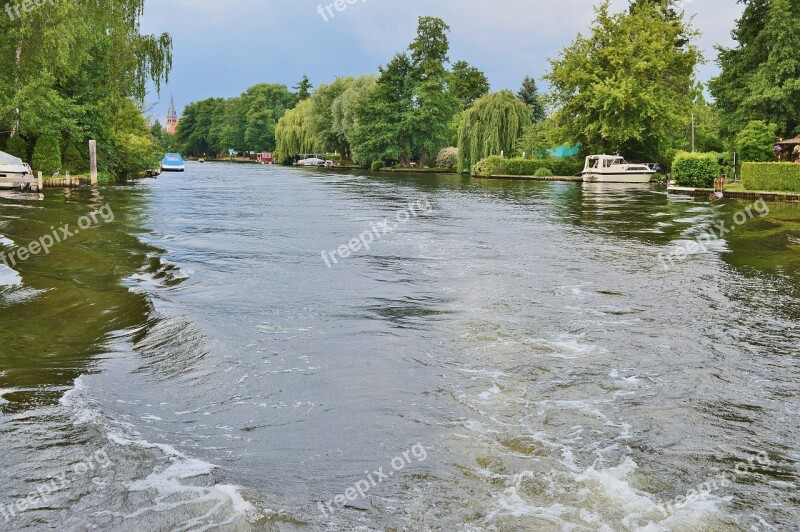 Channel Müggel Spree Berlin Water Landscape