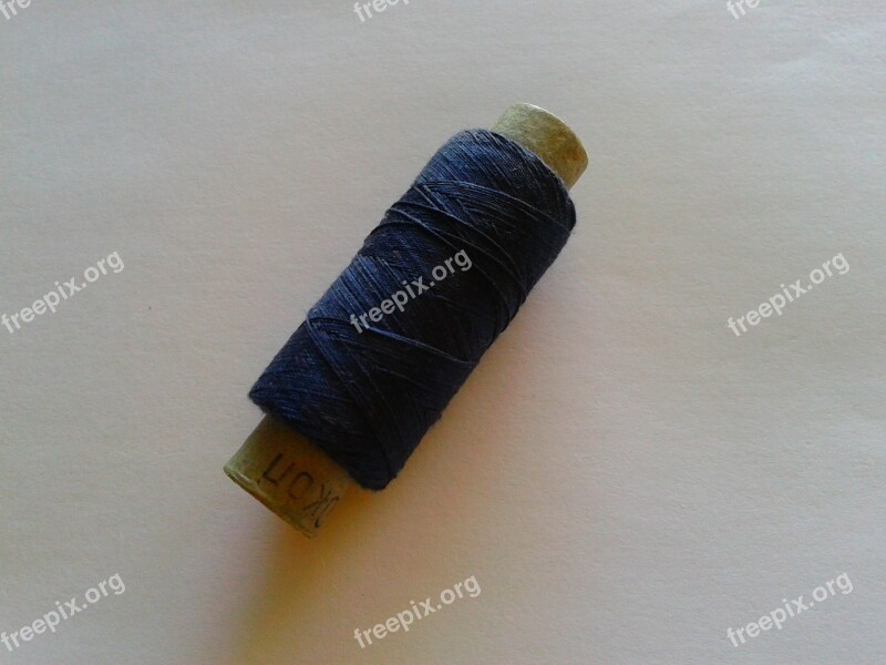 Thread Tailor Thread Blue Free Photos