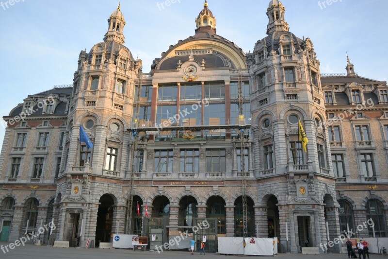 Central Station Antwerp Architecture Building Station