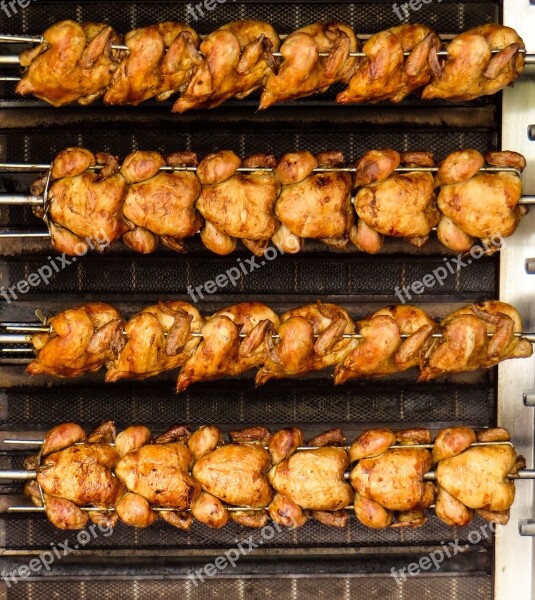 Eat Broiler Chicken Grill Poultry