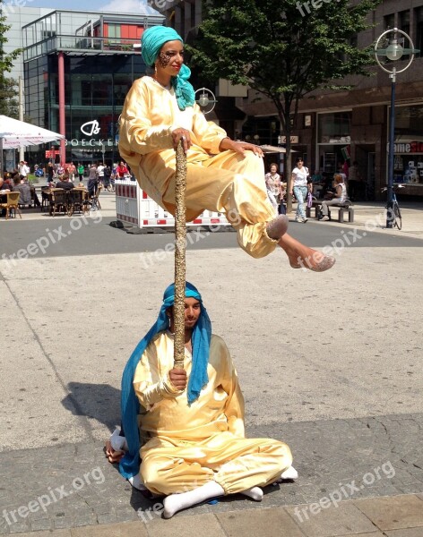 Magic Cabaret Orient Pedestrian Zone Beggars