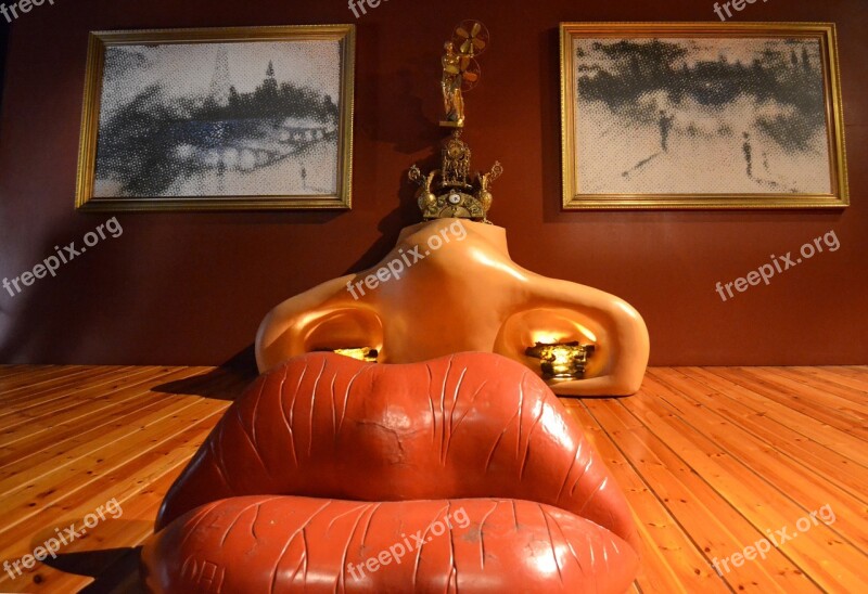 Dali Museum Figueras Mouth Lips Face