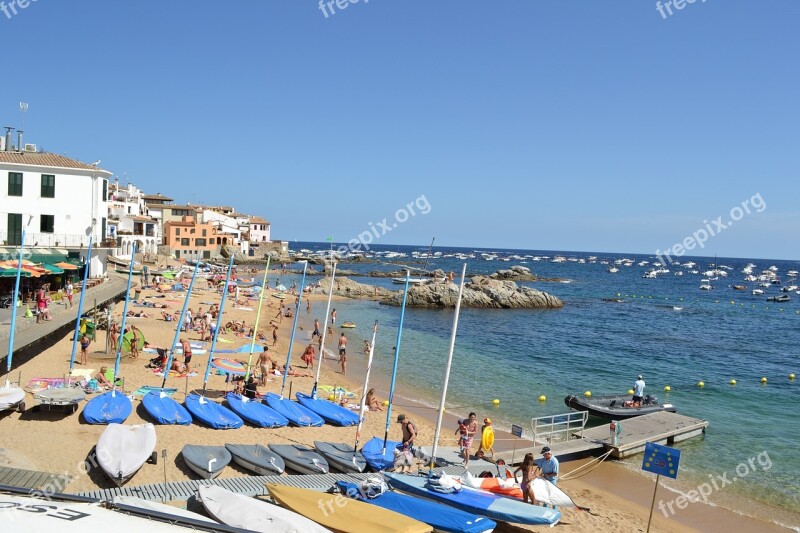 Boats Sailboat Sea Beach Side