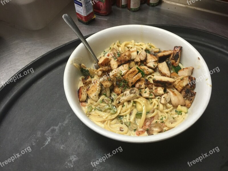 Grilled Chicken With Pasta Chicken Pasta Food Meal