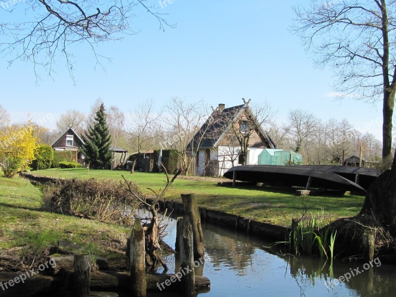 Spreewald Flat Barge Kiellos Dry Free Photos