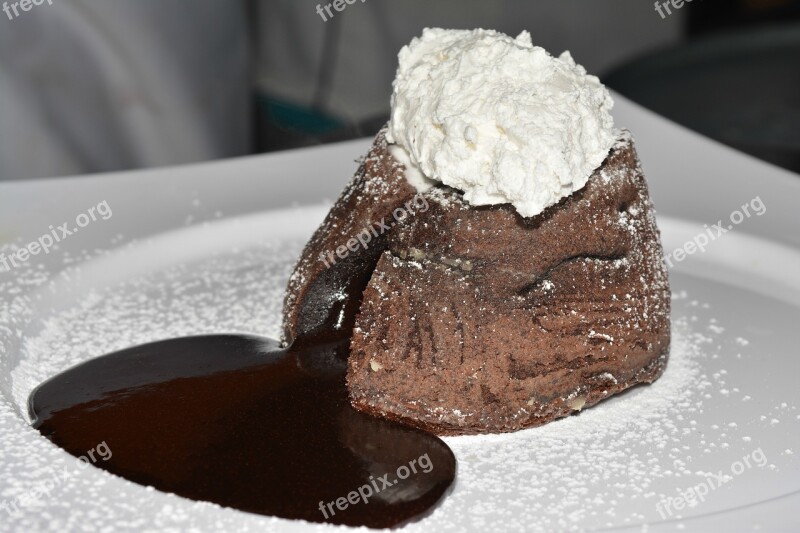 Molten Lava Dessert Free Photos