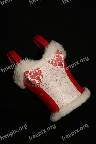 Lingerie Christmas Woman Gift Packaging Red Fur