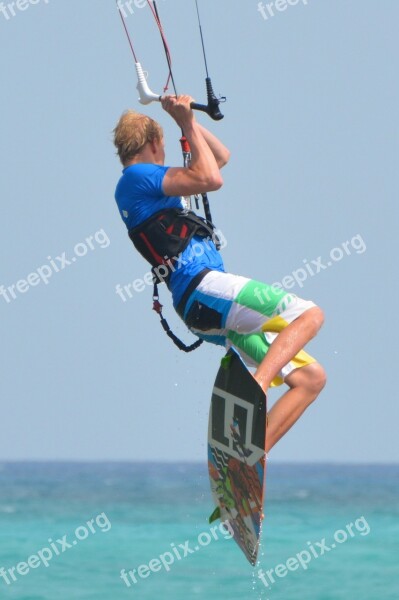 Surf Kite Surfing Man People Sports