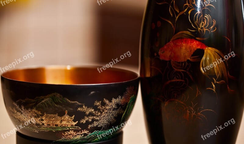 Bowl The Goblet Saucer Painting Chinese