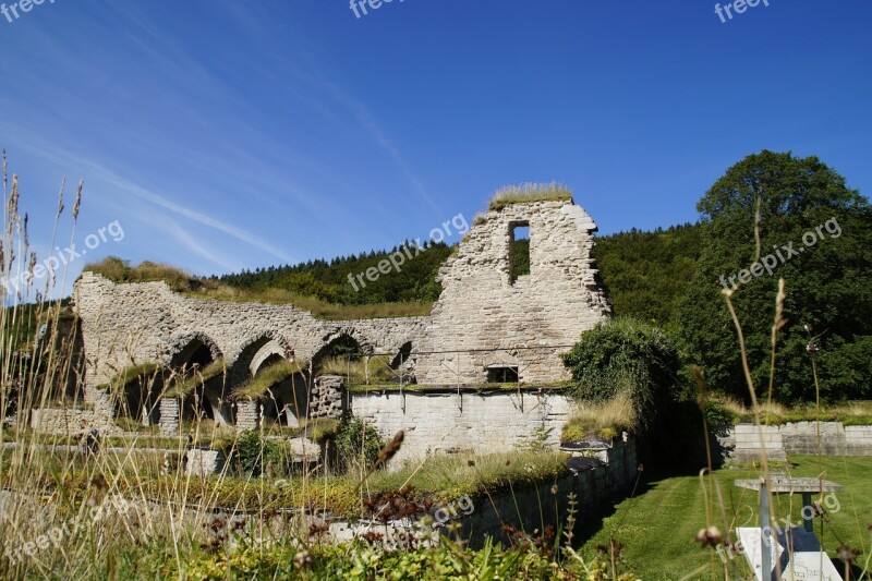 Omberg Sweden Monastery Ruins Alvastra Ruin