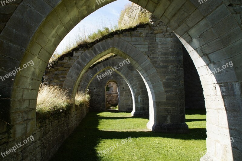 Omberg Sweden Monastery Ruins Alvastra Ruin