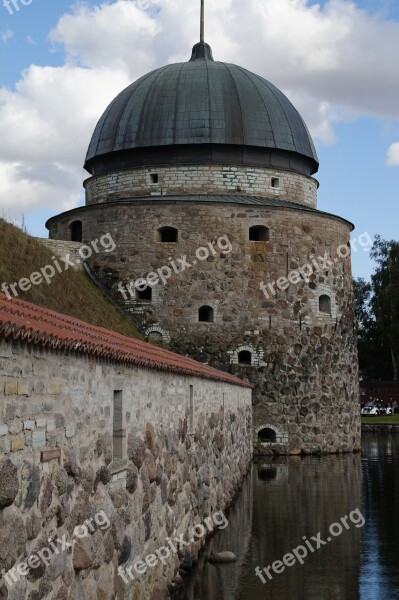 Vadstena Castle Sweden Castle Tower Moat