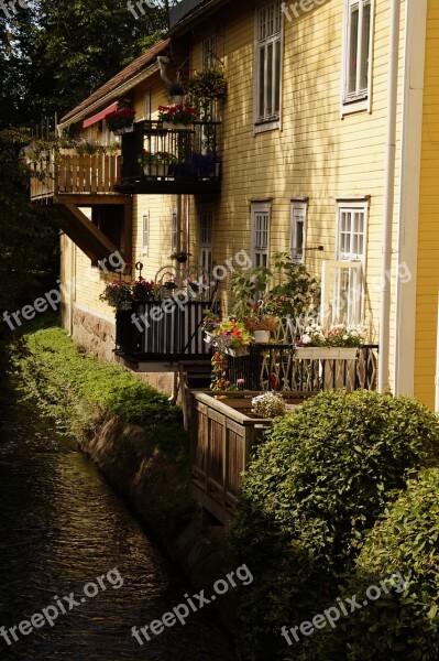 Eksjö Sweden City Façades Houses