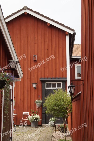 Eksjö Sweden City Façades Houses