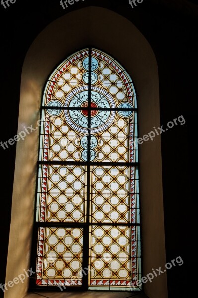 Window Church Window Stained Glass Colorful Glass Glass