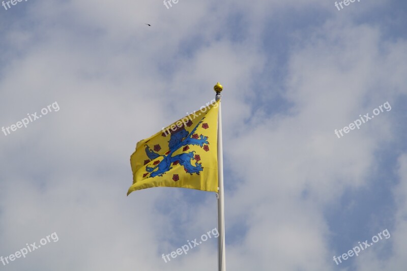 Flag Sweden Swedish Ystad Coat Of Arms