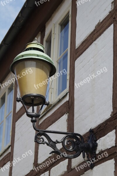 Truss Fachwerkhaus Lantern Lamp Light