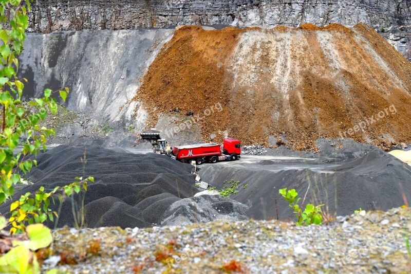 Quarry Transport Stones Truck Wheel Loader