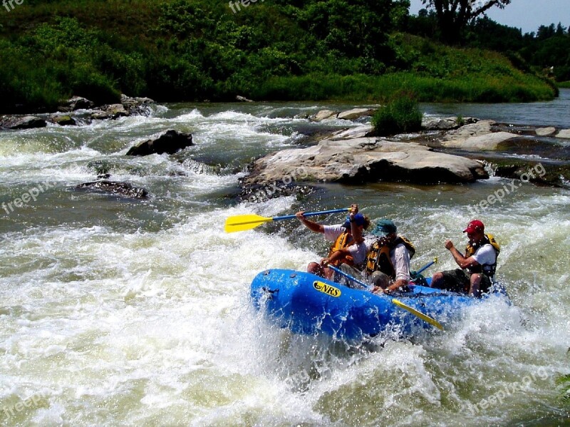 Rafting River Water Sport Landscape