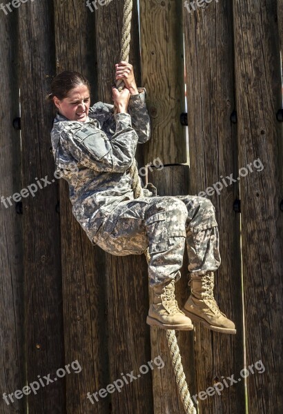 Challenge Soldier Military Female Rope