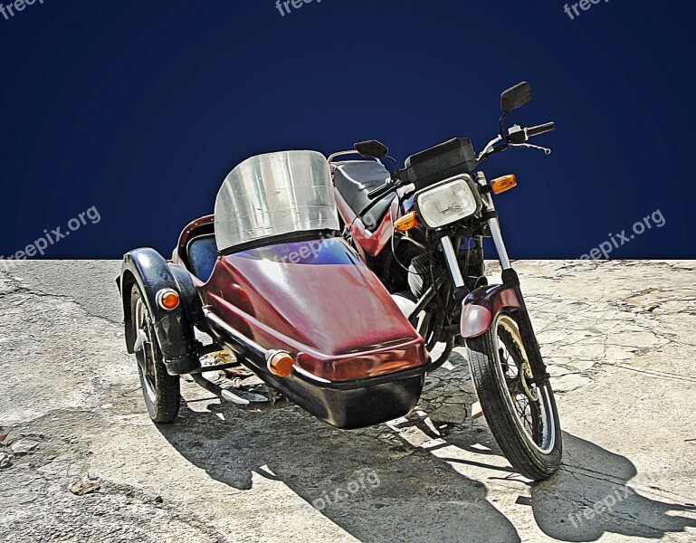 Moto Sidecar Vehicle Old Bike Free Photos