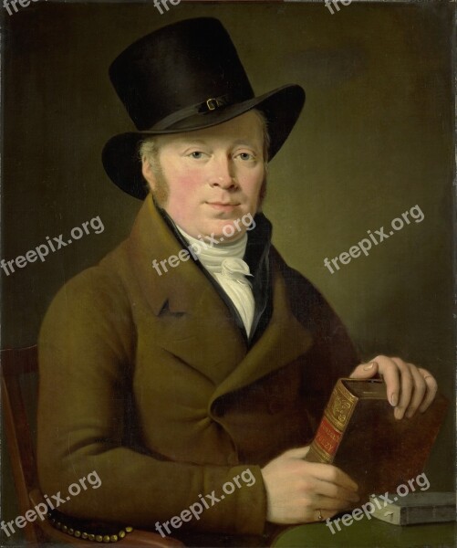 Barend Klijn Barendsz Poet Portrait Canvas Image