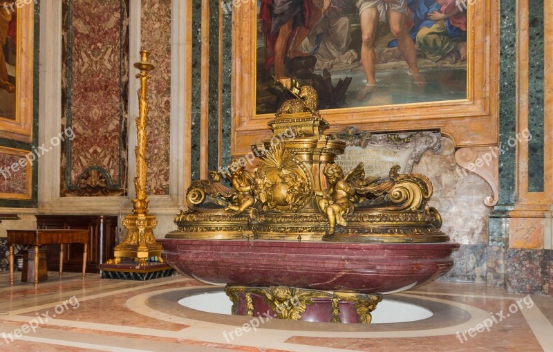 Baptismal Fonts Saint Peter Basilica