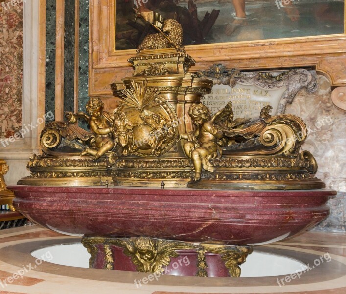 Baptismal Fonts Saint Peter Basilica