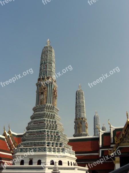 Bangkok Palais Royal Building Asia Architecture