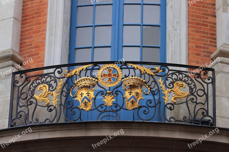 Capitole Toulouse Balcony France Building