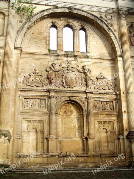 Baeza Convento De San Francisco Church Wall Stucco