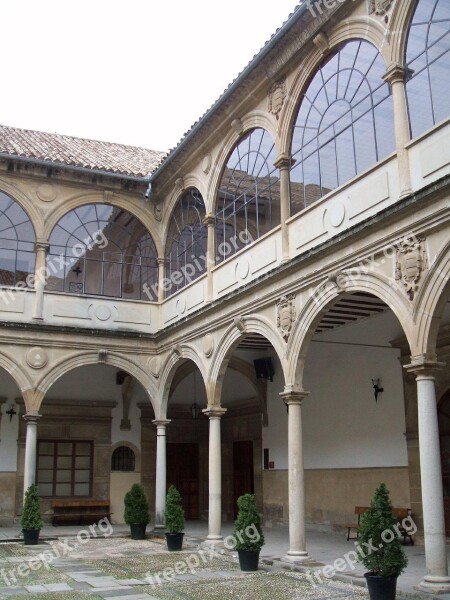 Baeza University Patio Andalucia Spain